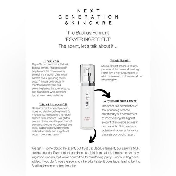 NIB Lorde + Belle REPAIR SERUM with Probiotic - Anti-Aging - MSRP $129 SOLD OUT! - Picture 7 of 16